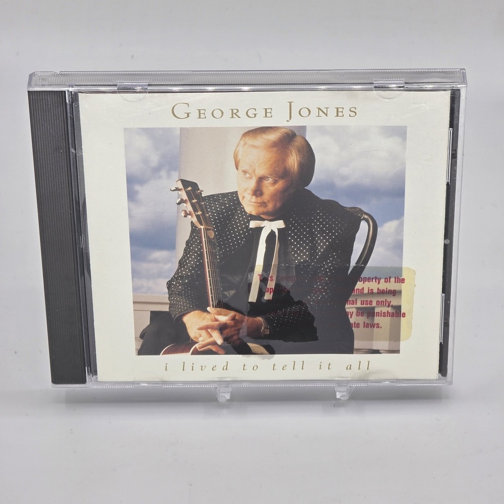 George Jones I Lived To Tell It All CD Country Music Album MCA 1996 Honky Tonk